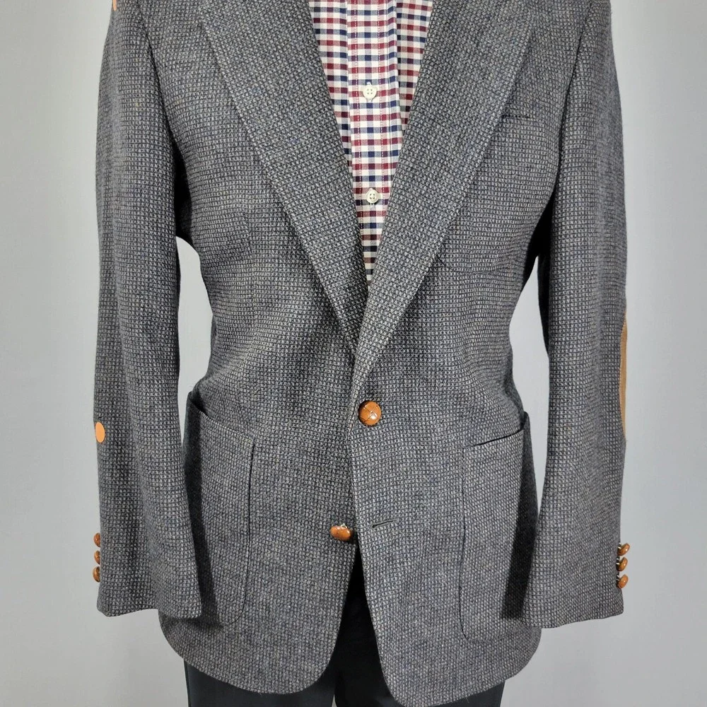 Jonathan‎ Mitchell Men's Tweed Sport Coat Blazer Two Button Size 40R